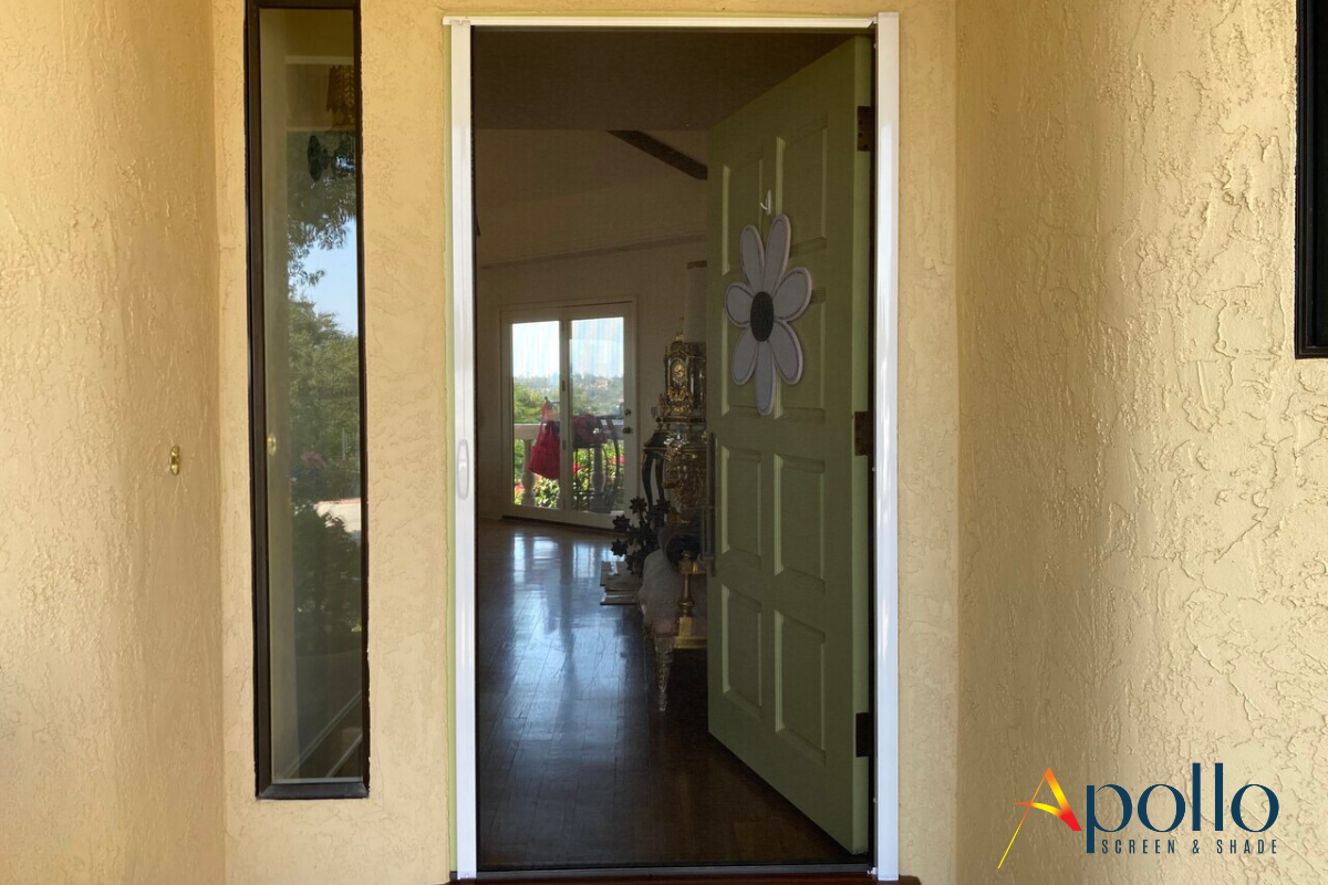 Apollo Retractable Screens Outside View.